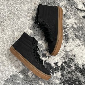 Vans Black High Top Sneakers